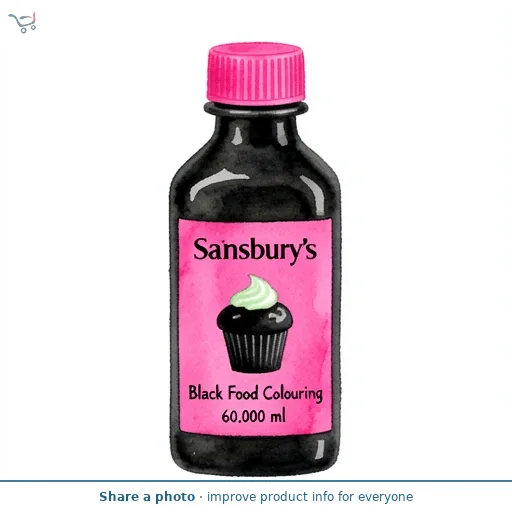 Sainsbury's Black Food Colouring 60ml