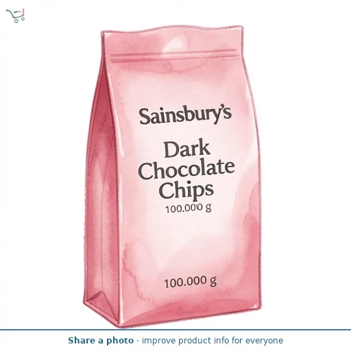 Sainsbury's Dark Chocolate Chips 100g