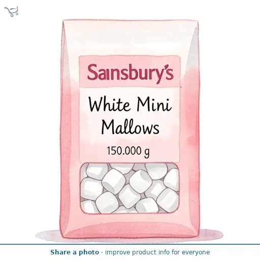 Sainsbury's White Mini Mallows 150g