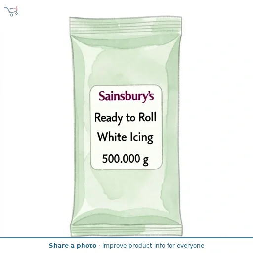 Sainsbury's Ready to Roll White Icing 500g