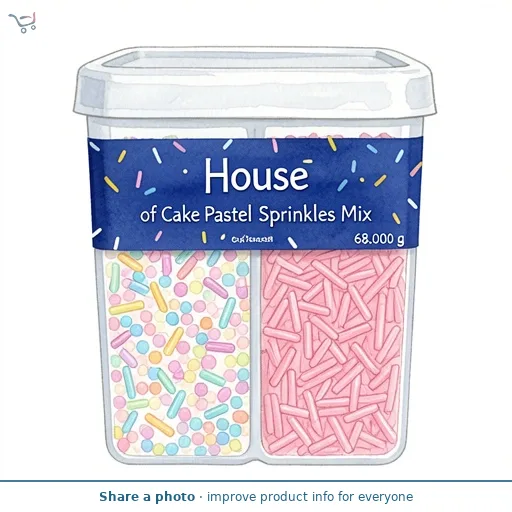 House of Cake Pastel Sprinkles Mix 68g