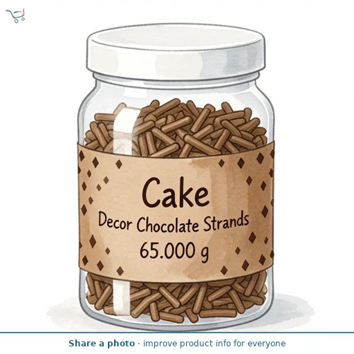 Cake Decor Chocolate Strands 65g