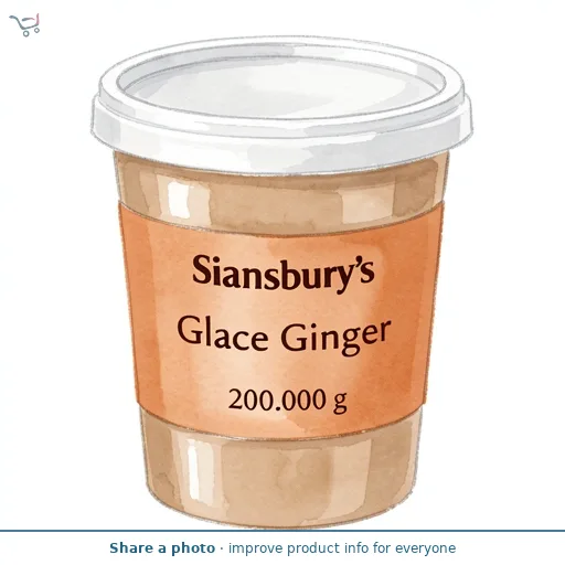 Sainsbury's Glacé Ginger 200g
