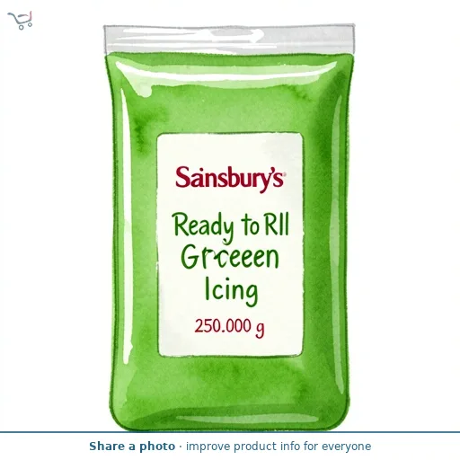 Sainsbury's Ready to Roll Green Icing 250g