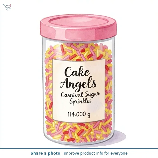 Cake Angels Carnival Sugar Sprinkles 114g