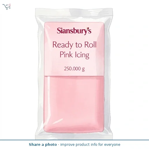Sainsbury's Ready to Roll Pink Icing 250g
