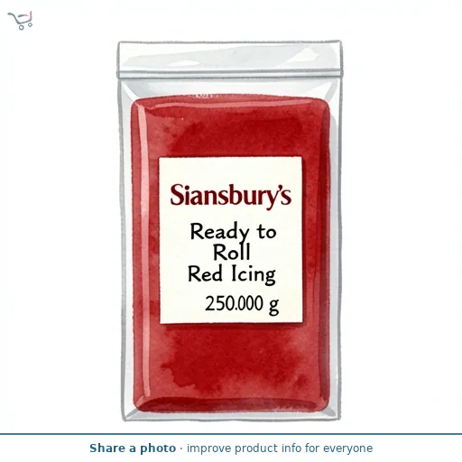 Sainsbury's Ready to Roll Red Icing 250g