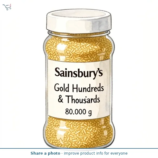 Sainsbury's Gold Hundreds & Thousands 80g