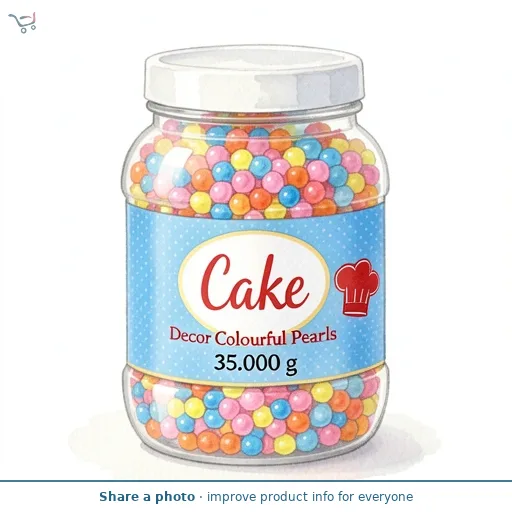 Cake Decor Colourful Pearls 35g