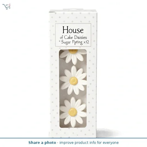 House of Cake Daisies Sugar Piping x12