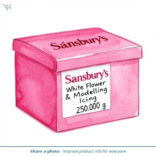 Sainsbury's White Flower & Modelling Icing 250g