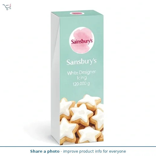 Sainsbury's White Designer Icing 120g