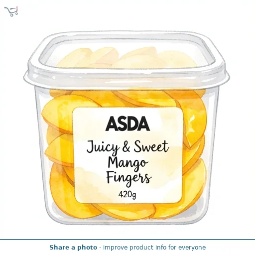 ASDA Juicy & Sweet Mango Fingers 420g