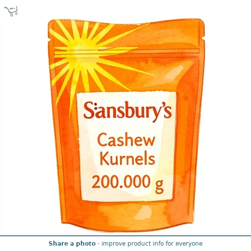 Sainsbury's Cashew Kernels 200g
