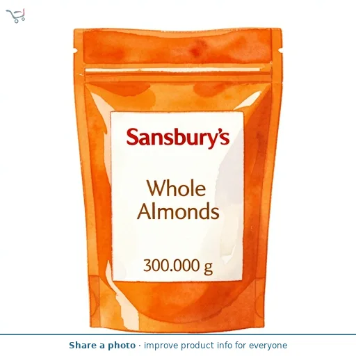 Sainsbury's Whole Almonds 300g