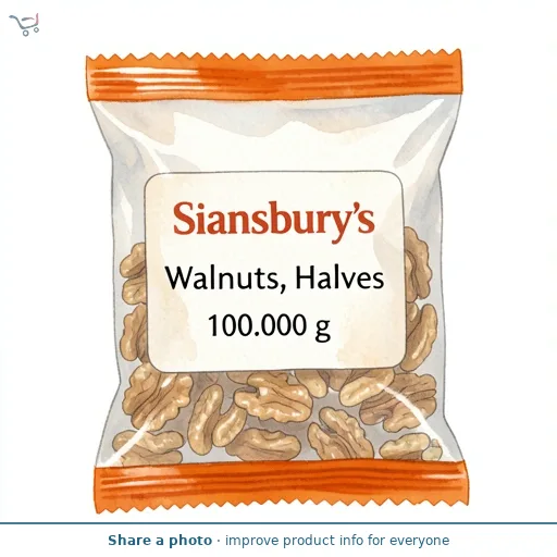 Sainsbury's Walnuts, Halves 100g