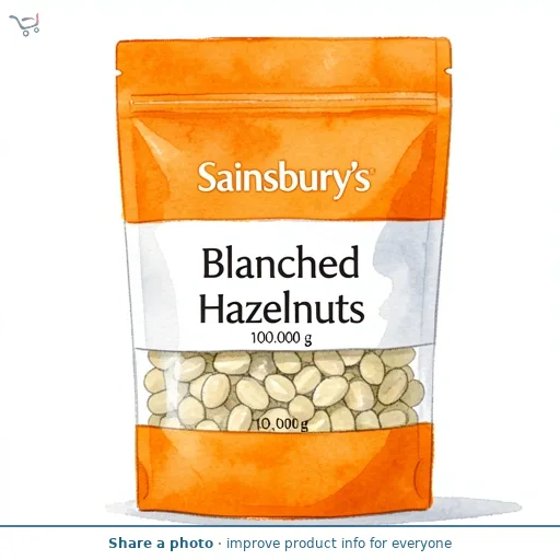 Sainsbury's Blanched Hazelnuts 100g