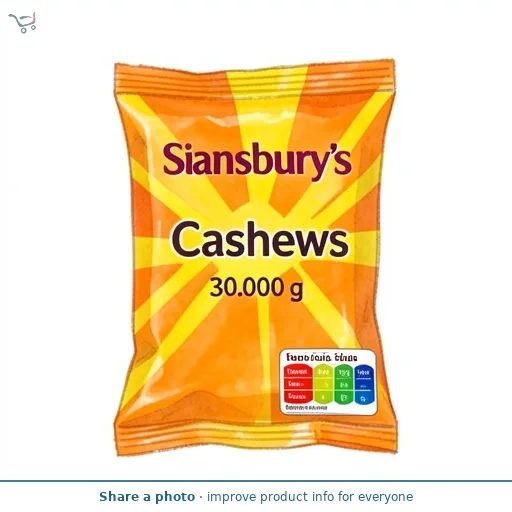 Sainsbury's Cashews 30g