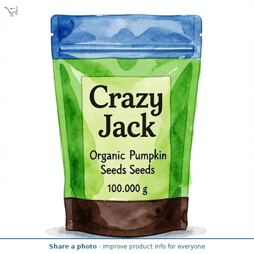 Crazy Jack Organic Pumpkin Seeds 100g