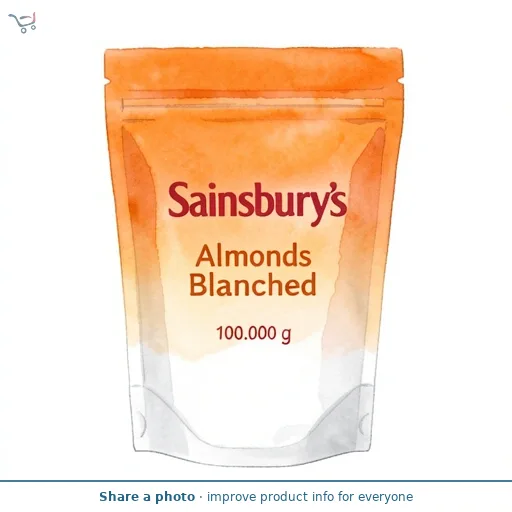 Sainsbury's Almonds Blanched 100g