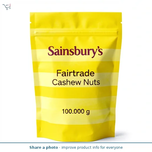 Sainsbury's Fairtrade Cashew Nuts 100g