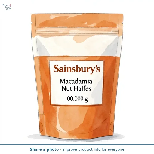 Sainsbury's Macadamia Nut Halves 100g