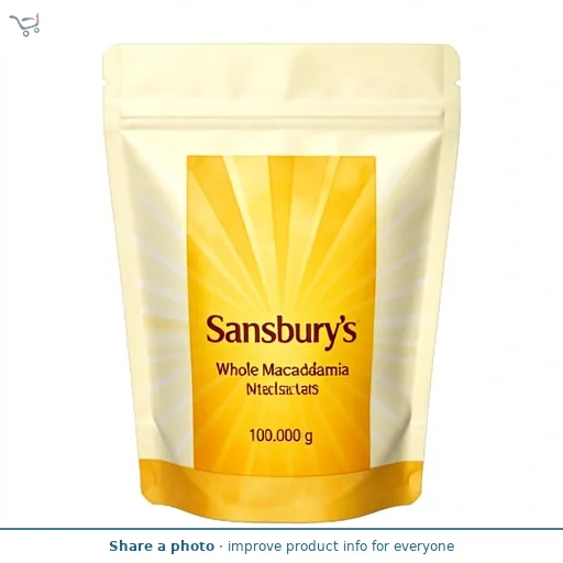 Sainsbury's Whole Macadamia Nuts 100g