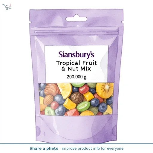 Sainsbury's Tropical Fruit & Nut Mix 200g