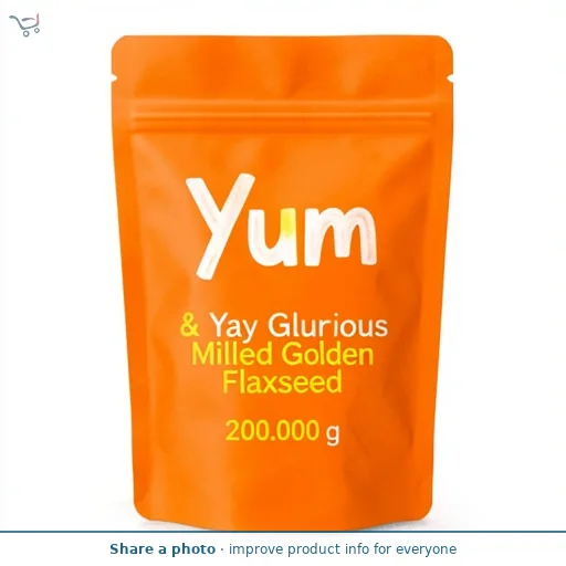 Yum & Yay Glorious Milled Golden Flaxseed 200g