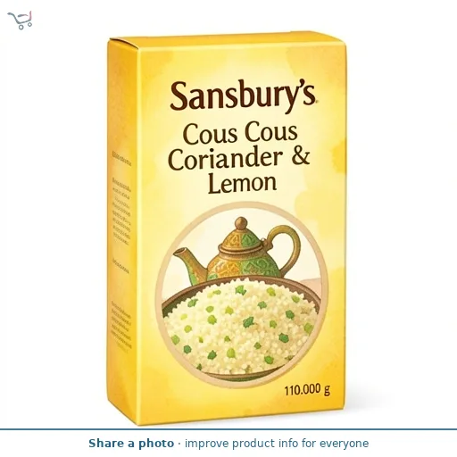 Sainsbury's Cous Cous Coriander & Lemon 110g