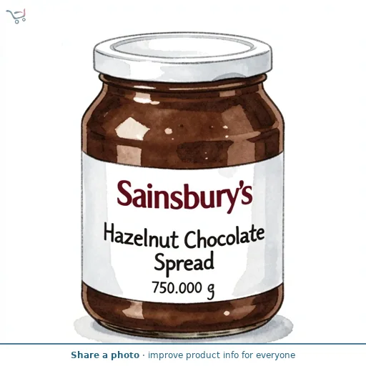 Sainsbury's Hazelnut Chocolate Spread 750g