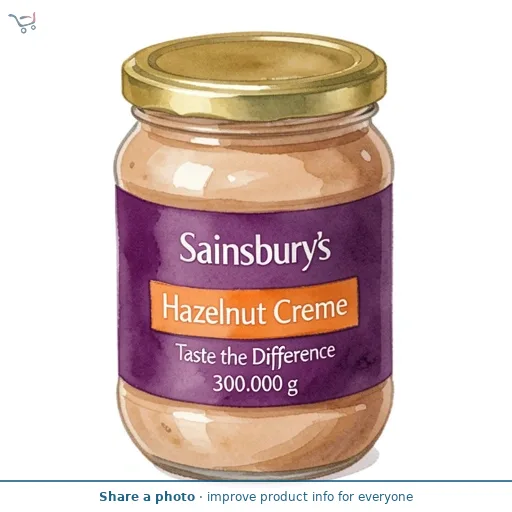 Sainsbury's Hazelnut Creme, Taste the Difference 300g