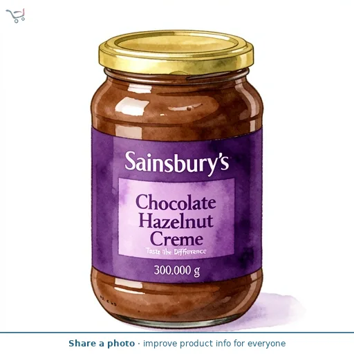 Sainsbury's Chocolate Hazelnut Creme, Taste the Difference 300g