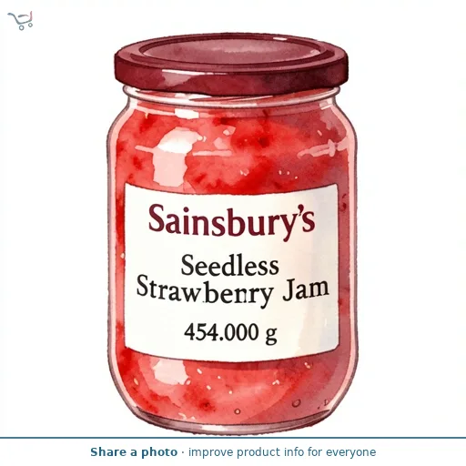 Sainsbury's Seedless Strawberry Jam 454g