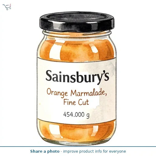 Sainsbury's Orange Marmalade, Fine Cut 454g