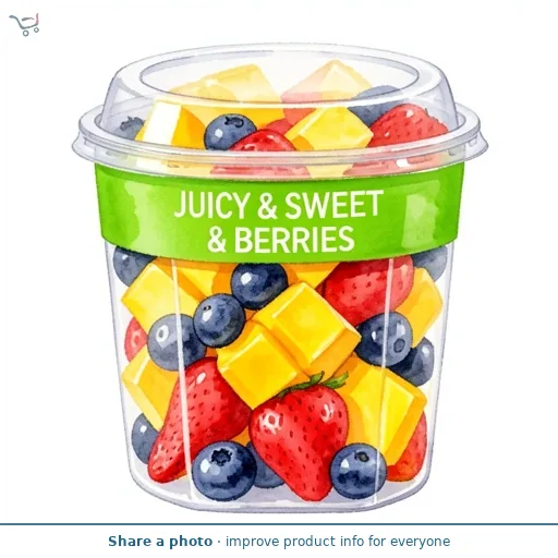 ASDA Juicy & Sweet Mango & Berries 220g