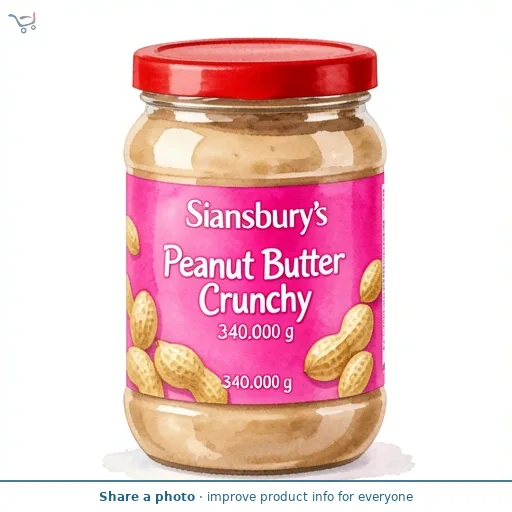 Sainsbury's Peanut Butter Crunchy 340g