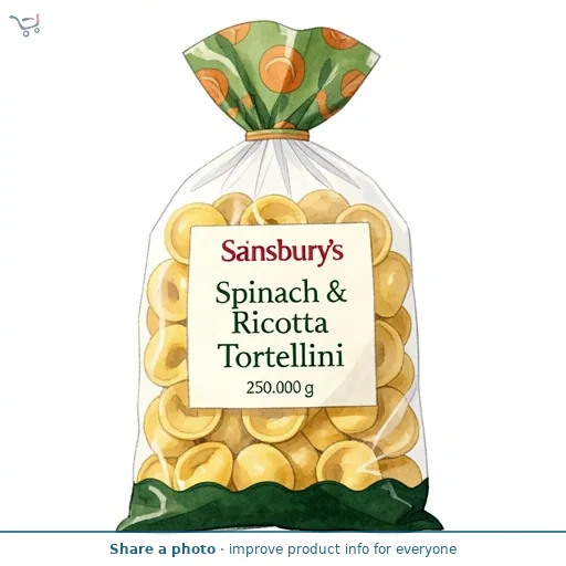 Sainsbury's Spinach & Ricotta Filled Tortellini 250g