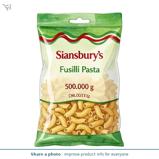 Sainsbury's Fusilli Pasta 500g