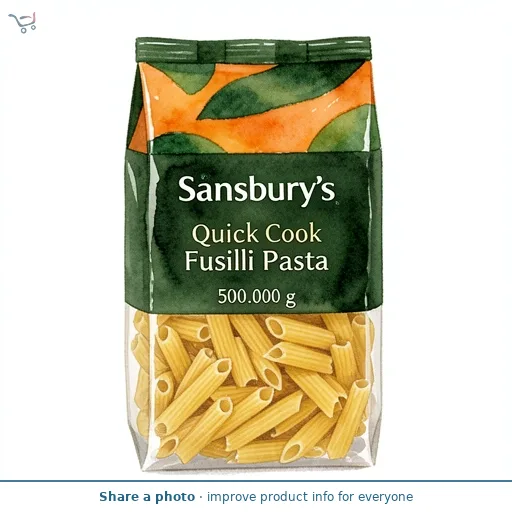 Sainsbury's Quick Cook Fusilli Pasta 500g