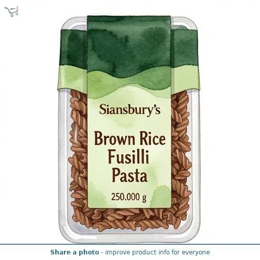 Sainsbury's Brown Rice Fusilli Pasta 250g