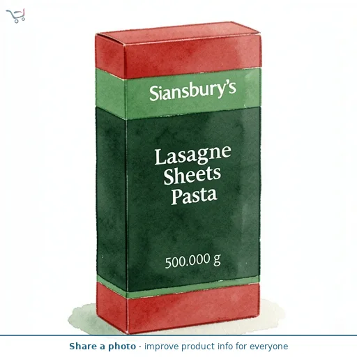 Sainsbury's Lasagne Sheets Pasta 500g