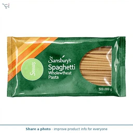 Sainsbury's Spaghetti Wholewheat Pasta 500g