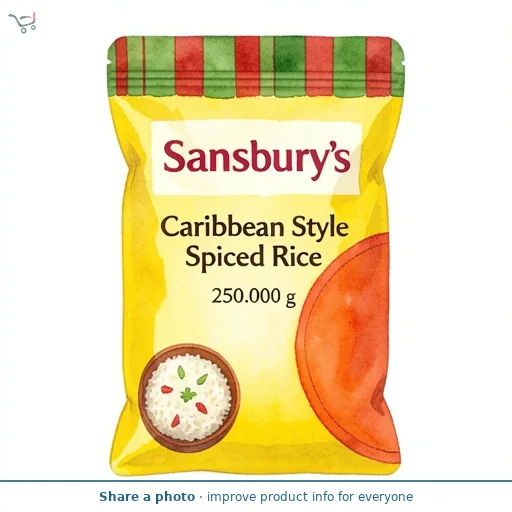 Sainsbury's Caribbean Style Spiced Rice 250g