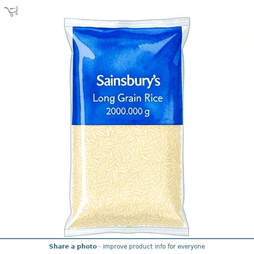 Sainsbury's Long Grain Rice 2kg
