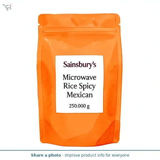 Sainsbury's Microwave Rice Spicy Mexican 250g