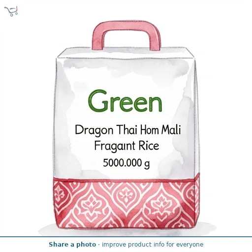 Green Dragon Thai Hom Mali Fragrant Rice 5kg
