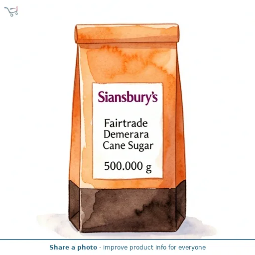 Sainsbury's Fairtrade Demerara Cane Sugar 500g
