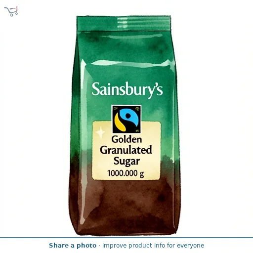 Sainsbury's Fairtrade Golden Granulated Sugar 1kg
