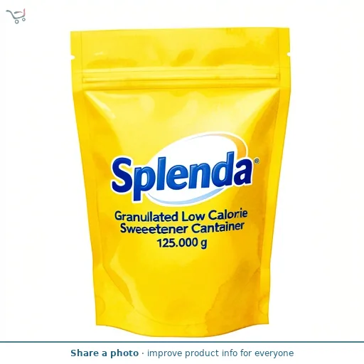 Splenda Granulated Low Calorie Sweetener Canister 125g